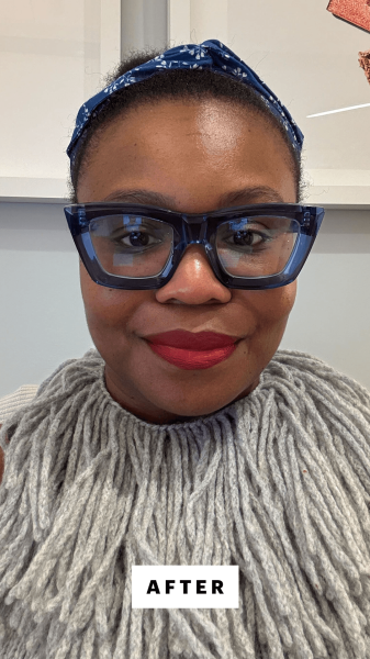 Allure editorinchief Jessica Cruel before applying her lip combo